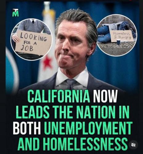 GAVIN NEWSOM CALI BROKE