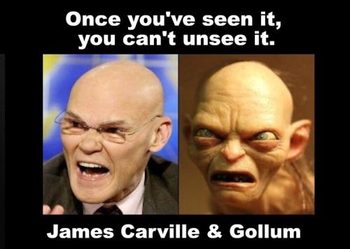 Ancient Aliens Guy James Carville as Gollum.768px