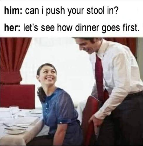 can i push your stool in