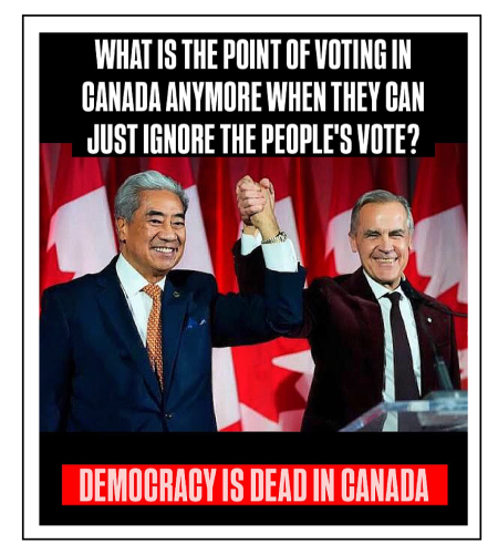 democracy is dead in canada