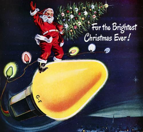 14 - 1949 - GE Christmas Bulbs