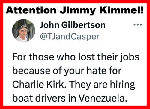 Attention Jimmy Kimmel