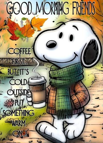 morning winter snoopy 10