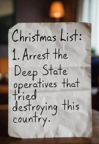 All I want for Christmas list