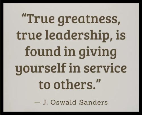 1-True Leadership -Service to Others