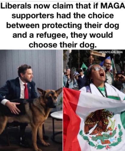 I'll choose my dog over dog eater