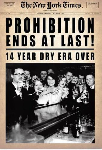 prohibition ends