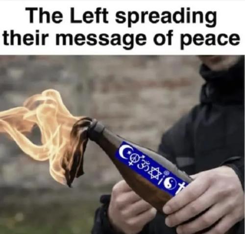left-spreading-peace-message