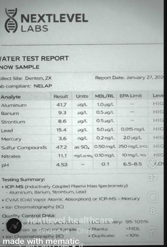 This is what's sprayed in North Dallas, Denton Texas