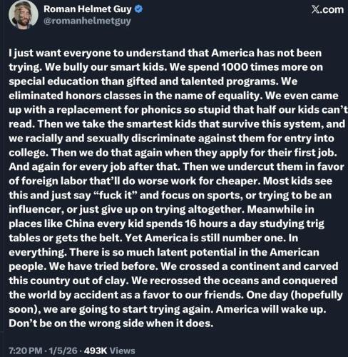 America WILL wake up ! Do not be on the wrong side of it when it does !