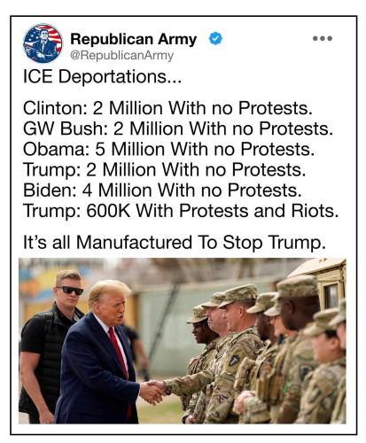 its all manufactured