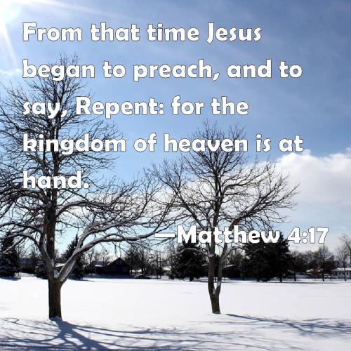 Matthew 4 17