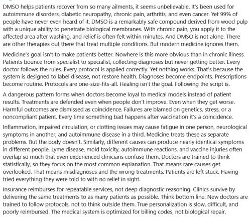 meds ingnored part one