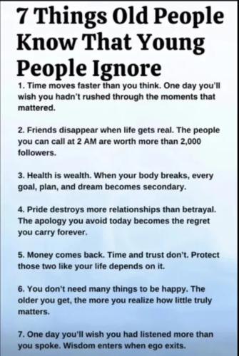 things-old-people-know