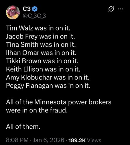 All of the Minnesota power brokers were in on the fraud !