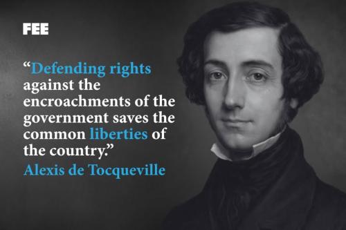 alexis de tocqueville defending rights