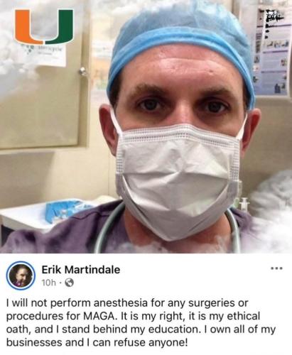 He's demonic hateful