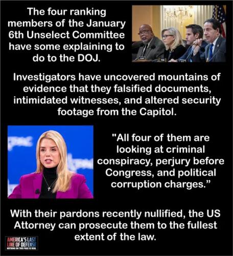 JAN 6 COMMITEE CRIMES