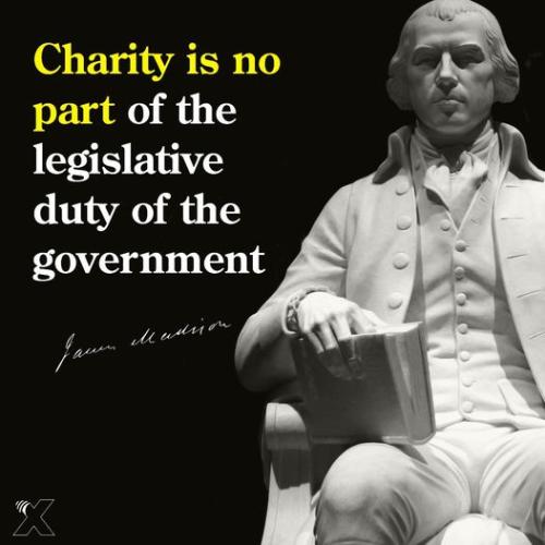 james madison on charity