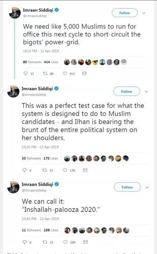 They're recruiting 5,000 muslim to ru for office.