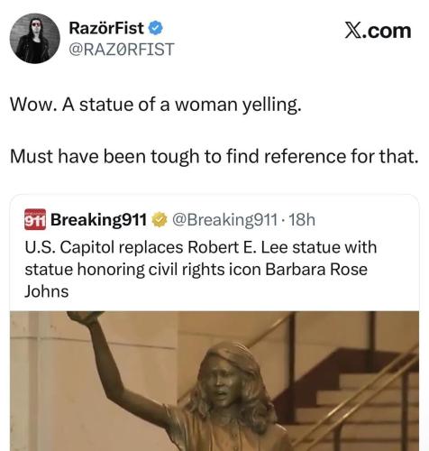 statue-woman-yelling