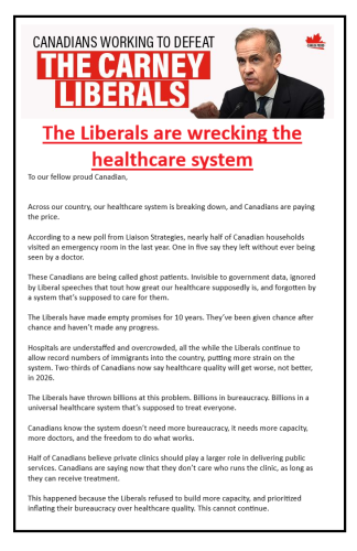 The Liberals are wrecking the healthcare system