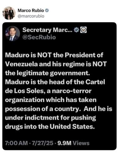 maduro not president