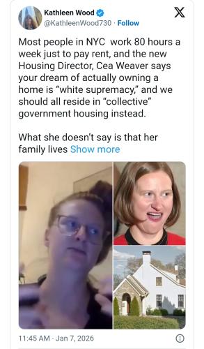 What an ass stupid idea collectivism. She probably never work