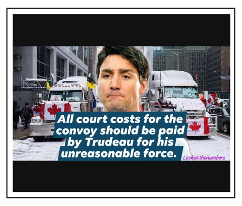 trudeau should pay all costs