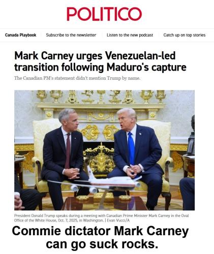 Commie dictator Mark Carney can go suck rocks.