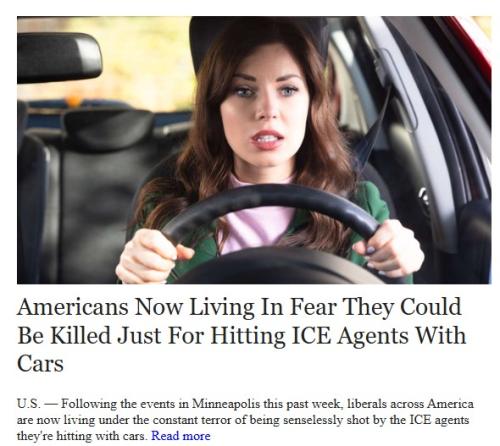 constant fear of ice