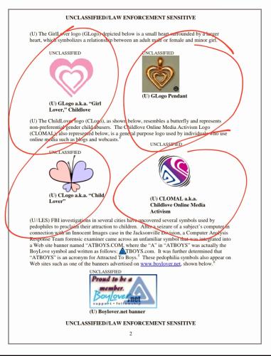 These disgusting signs are invitation and promotion of pedophile