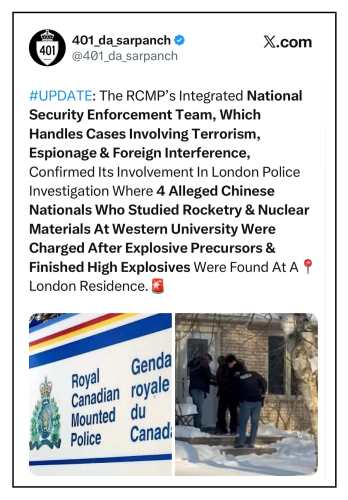 in a London residence