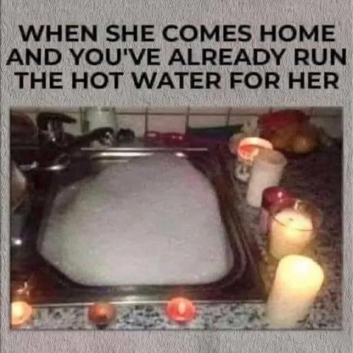 run-hot-water
