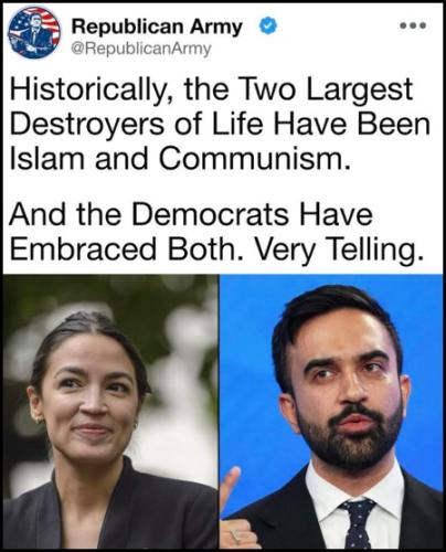 ISLAM COMMUNISM RED GREEN