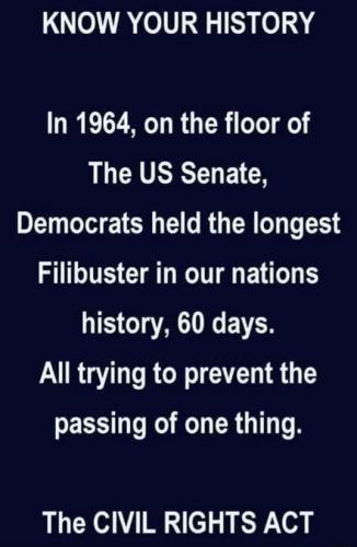 CIVIL RIGHTS ACT FILLIBUSTER