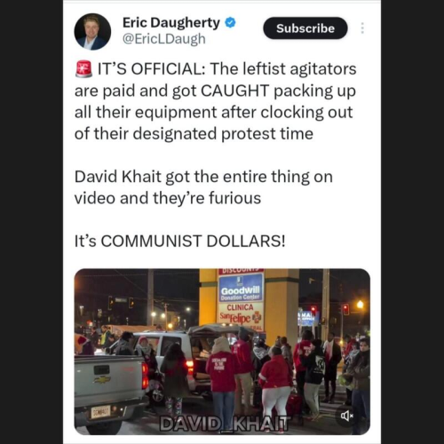 paid protesters