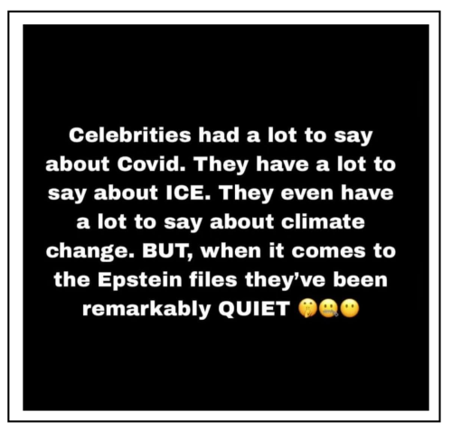 celebrities had a lot to say