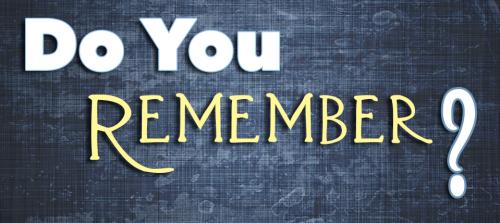 1-Do You Remember