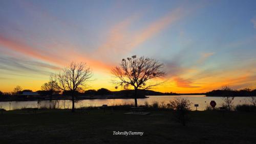 Sunset over the Lake
