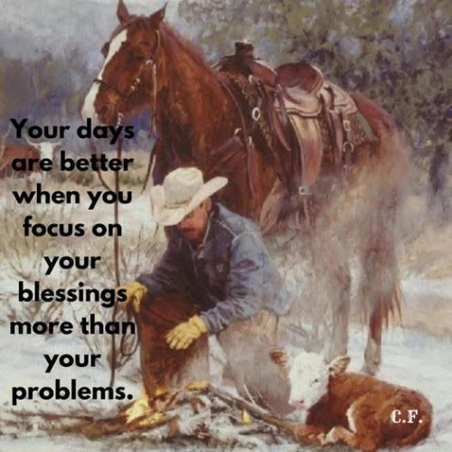 focus on blessings