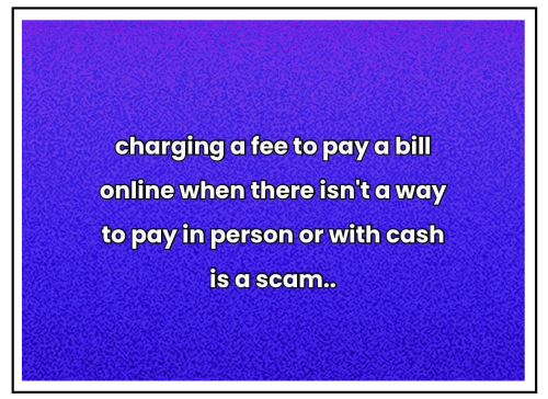 charging a fee