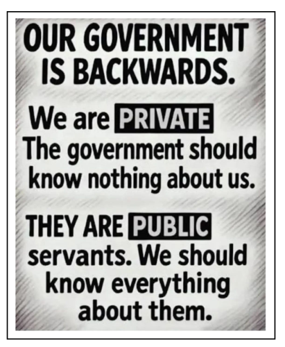 our government is backwards