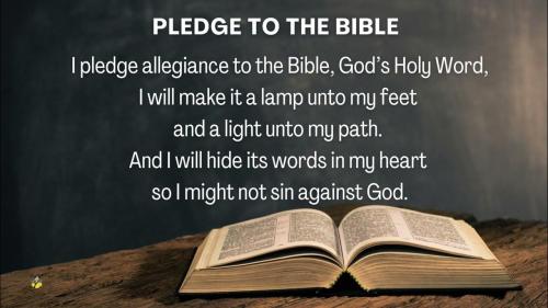 pledge to bible 5