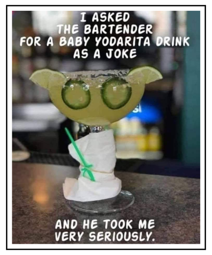 I asked the bartender