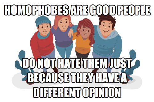 AA Homophobes are good people