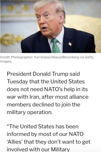 TIME TO LEAVE nato!!! Allies lied and they fell into TRUMP'S TRAP