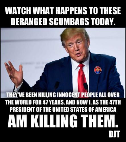 a trump iran t