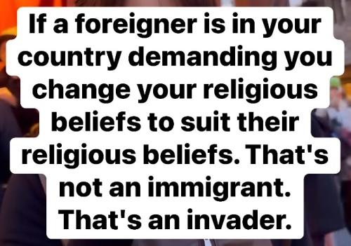 Invaders NOT Immigrants