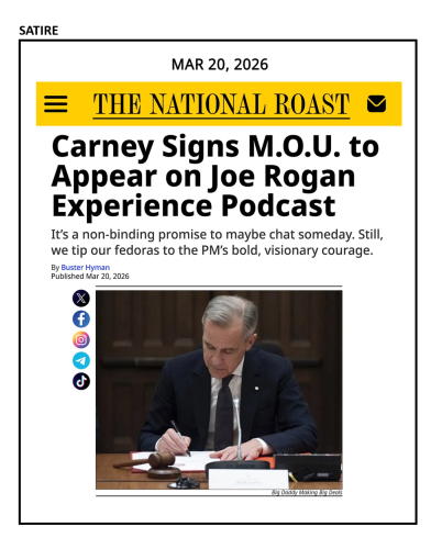 carney signs MOU
